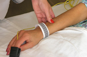 Aztec 2D Barcodes on Patient Wristband