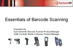 Essentials of Barcode Scanning Webinar